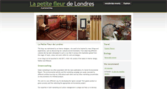 Desktop Screenshot of lapetitefleurdelondres.com